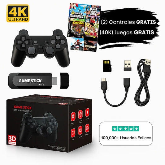 CONSOLA DE VIDEOJUEGOS + DOS MANDOS🕹️