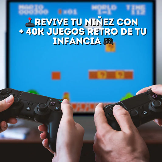 CONSOLA DE VIDEOJUEGOS + DOS MANDOS🕹️